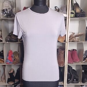 Women's Classic Gray Soft T-Shirt Size L